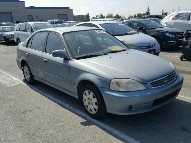 2HGEJ6612YH510767 - 2000 HONDA CIVIC BASE BLUE photo 1