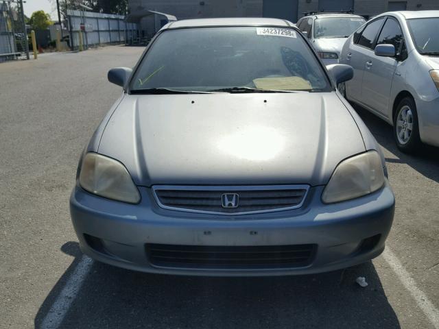 2HGEJ6612YH510767 - 2000 HONDA CIVIC BASE BLUE photo 9