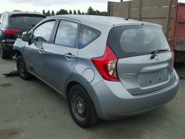 3N1CE2CP4EL405472 - 2014 NISSAN VERSA NOTE GRAY photo 3