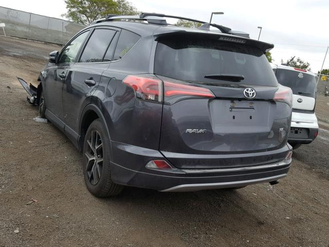 JTMNFREVXHJ714351 - 2017 TOYOTA RAV4 SE CHARCOAL photo 3