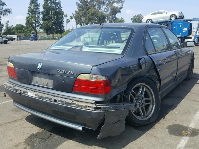 WBAGH83421DP22047 - 2001 BMW 740 IL GRAY photo 4