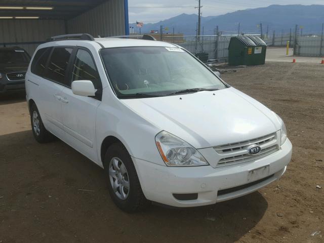 KNDMB233986209114 - 2008 KIA SEDONA EX WHITE photo 1