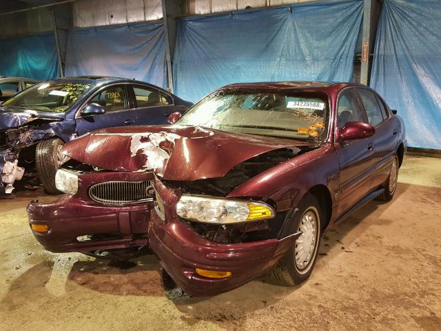 1G4HP52K53U273549 - 2003 BUICK LESABRE CU PURPLE photo 2