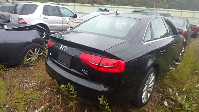 WAUFFAFL0DN024837 - 2013 AUDI A4 BLACK photo 4