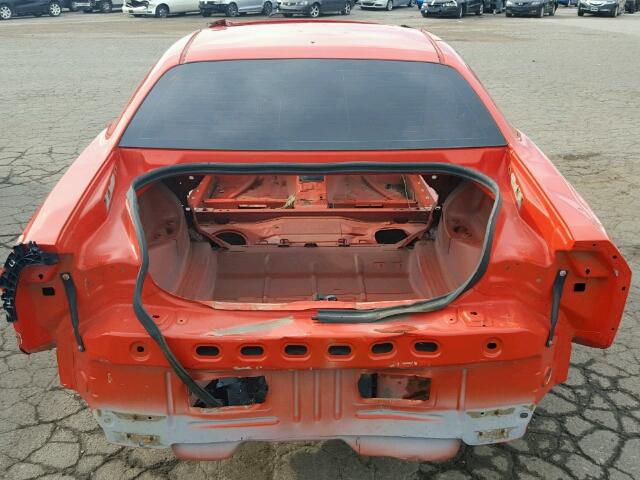 2C3CDYBT1DH736586 - 2013 DODGE CHALLENGER ORANGE photo 10