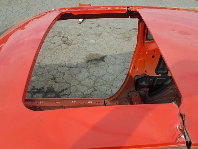 2C3CDYBT1DH736586 - 2013 DODGE CHALLENGER ORANGE photo 9