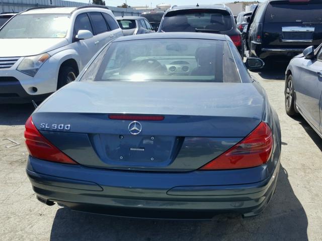 WDBSK75F33F022275 - 2003 MERCEDES-BENZ SL 500R BLUE photo 6