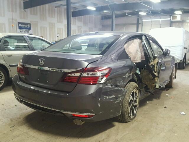 1HGCR2F82GA192684 - 2016 HONDA ACCORD EXL GRAY photo 4