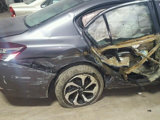 1HGCR2F82GA192684 - 2016 HONDA ACCORD EXL GRAY photo 9
