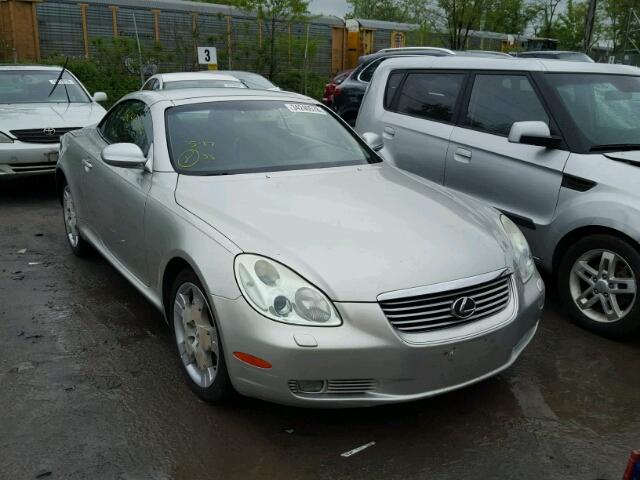 JTHFN48Y140056272 - 2004 LEXUS SC 430 SILVER photo 1