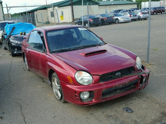 JF1GD29642H516913 - 2002 SUBARU IMPREZA WR MAROON photo 1