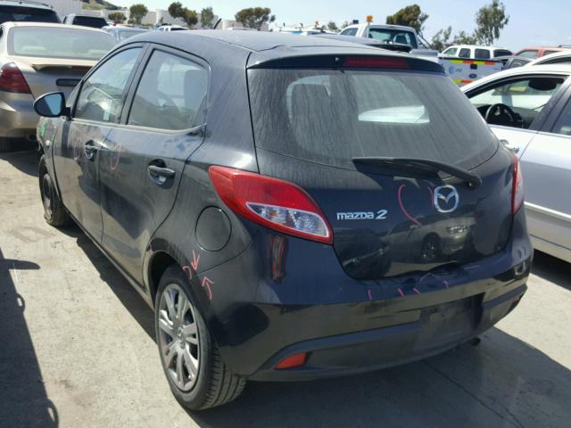 JM1DE1KZ5E0177803 - 2014 MAZDA MAZDA2 SPO BLACK photo 3