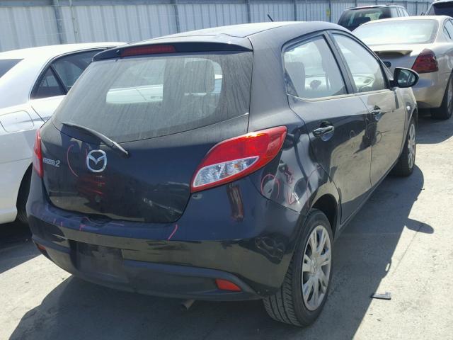 JM1DE1KZ5E0177803 - 2014 MAZDA MAZDA2 SPO BLACK photo 4