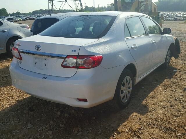 2T1BU4EE4BC632663 - 2011 TOYOTA COROLLA/S/ WHITE photo 4