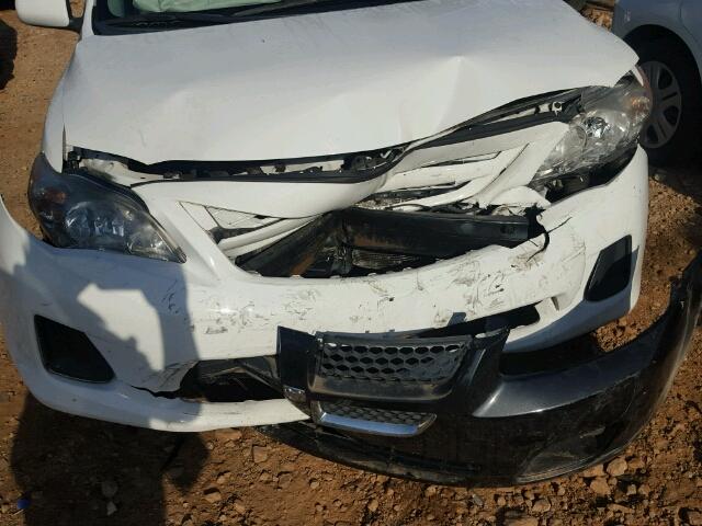 2T1BU4EE4BC632663 - 2011 TOYOTA COROLLA/S/ WHITE photo 9