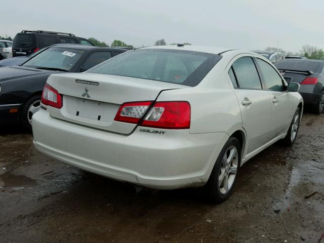 4A3AB56F69E008608 - 2009 MITSUBISHI GALANT ES WHITE photo 4