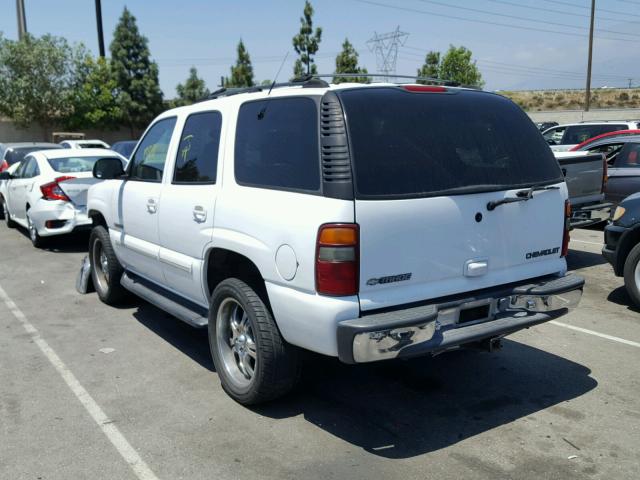 1GNEC13TX1R149030 - 2001 CHEVROLET TAHOE C150 WHITE photo 3