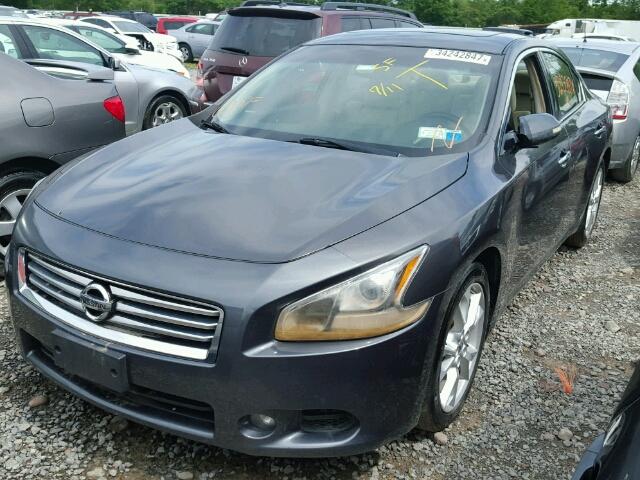 1N4AA5AP5DC811698 - 2013 NISSAN MAXIMA S BLUE photo 2