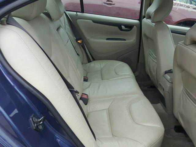 YV1RS61R222099052 - 2002 VOLVO S60 Niebieski zdjęcie 6