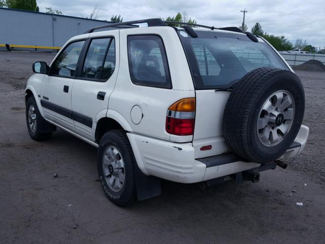 4S6CM58W1X4401831 - 1999 HONDA PASSPORT E WHITE photo 3