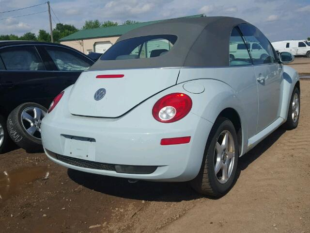 3VWSG31Y56M317804 - 2006 VOLKSWAGEN NEW BEETLE 蓝色 照片 4