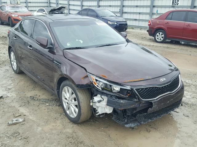 5XXGN4A71FG417279 - 2015 KIA OPTIMA EX BURGUNDY photo 1