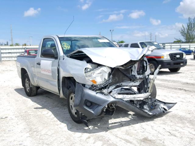 5TFNX4CN8DX029680 - 2013 TOYOTA TACOMA SILVER photo 1