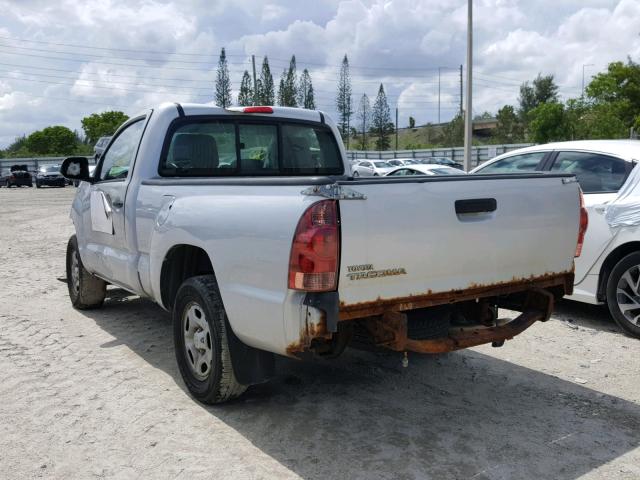 5TFNX4CN8DX029680 - 2013 TOYOTA TACOMA SILVER photo 3