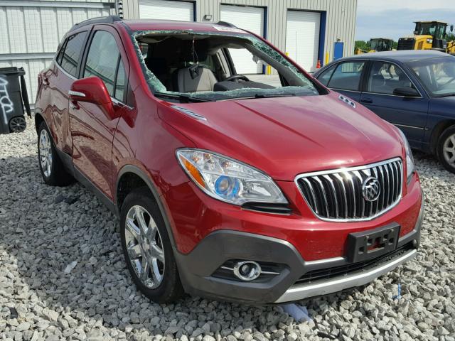 KL4CJHSB3EB633928 - 2014 BUICK ENCORE PRE RED photo 1