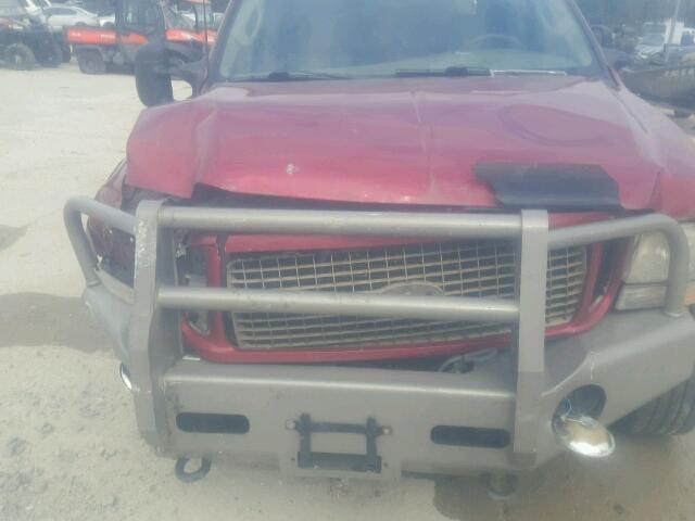 1FMNU44F13EA24231 - 2003 FORD EXCURSION RED photo 9