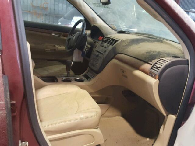 5GZER33767J128073 - 2007 SATURN OUTLOOK SP წითელი ფოტო 5