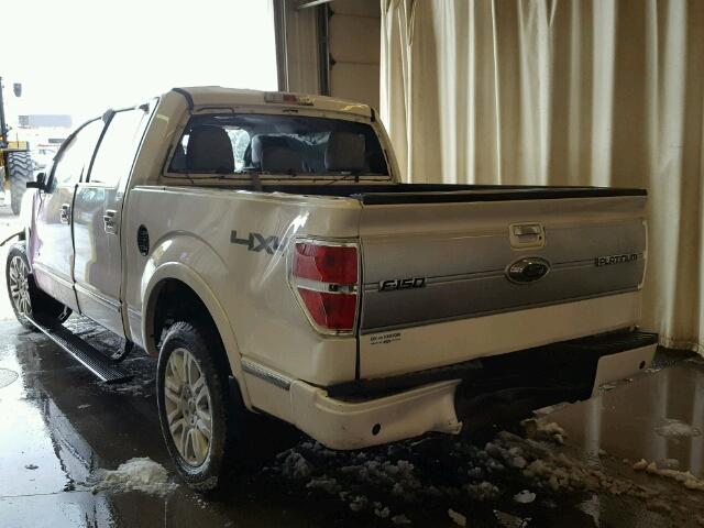 1FTFW1ET1CFA43829 - 2012 FORD F150 SUPER WHITE photo 3