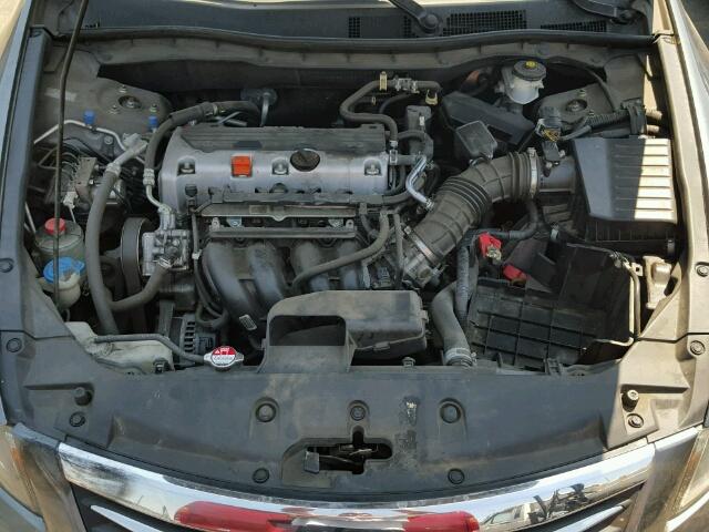 1HGCP2F35BA036495 - 2011 HONDA ACCORD LX CHARCOAL photo 7