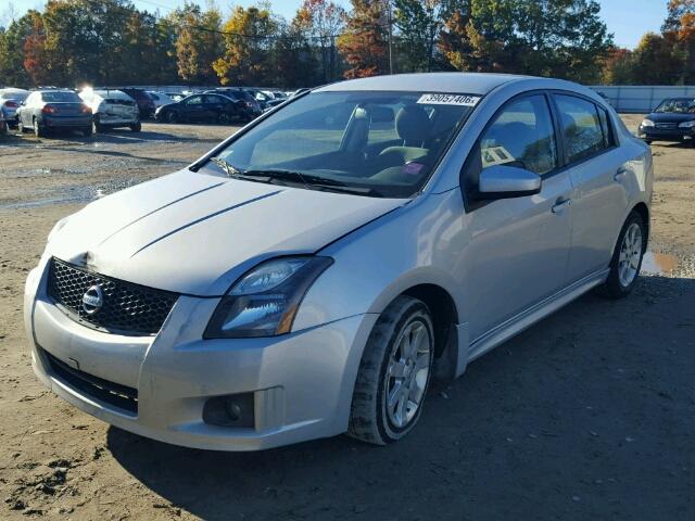 3N1AB6AP4BL618508 - 2011 NISSAN SENTRA 2.0 SILVER photo 2