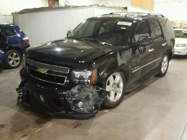 1GNFK33079R244729 - 2009 CHEVROLET TAHOE K150 BLACK photo 2