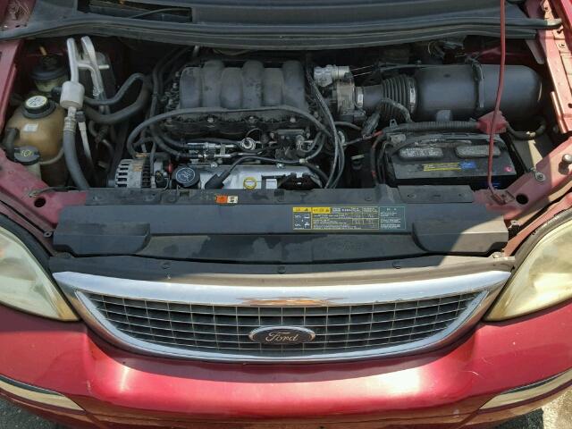 2FMZA52403BA60215 - 2003 FORD WINDSTAR S RED photo 7