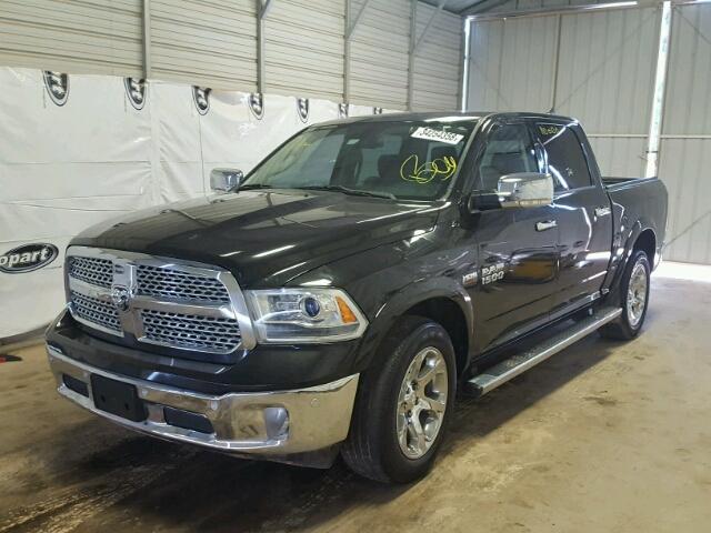 1C6RR6NT7FS634512 - 2015 RAM 1500 LARAM BLACK photo 2