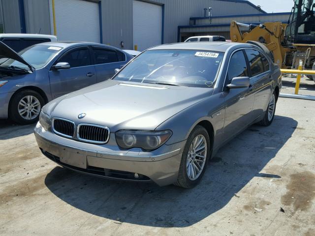 WBAGN63413DR18271 - 2003 BMW 745 LI GRAY photo 2