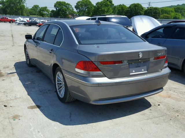 WBAGN63413DR18271 - 2003 BMW 745 LI GRAY photo 3