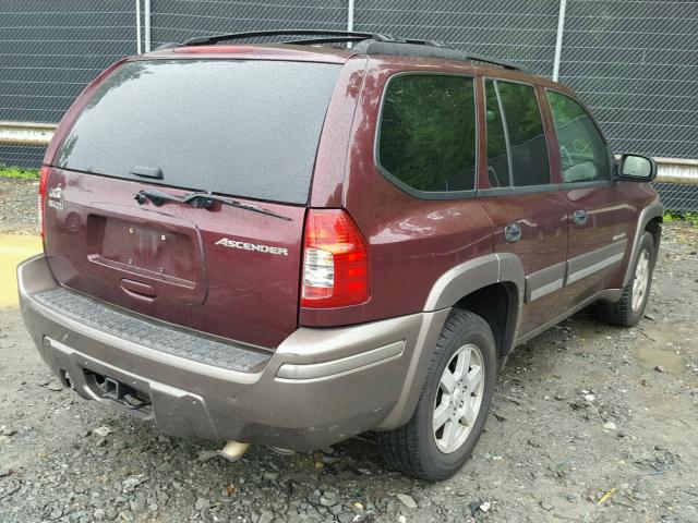 4NUDS13SX62700432 - 2006 ISUZU ASCENDER S 勃艮第红 照片 4