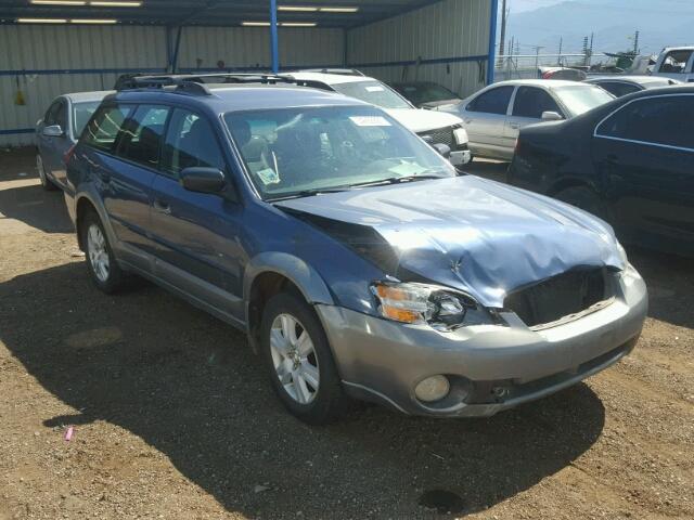 4S4BP61C057353154 - 2005 SUBARU LEGACY OUT BLUE photo 1