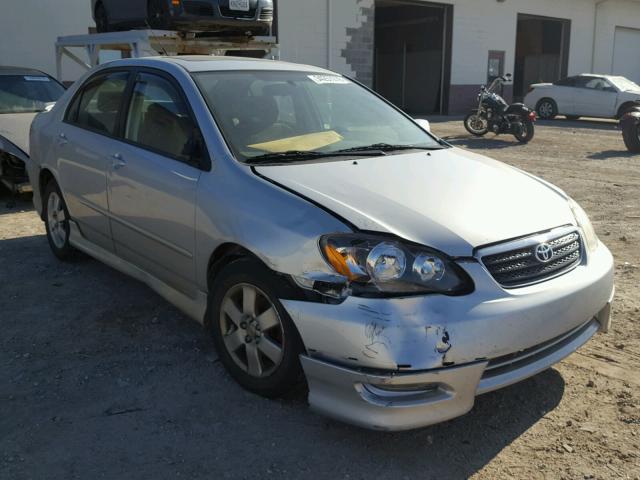 1NXBR32E25Z413039 - 2005 TOYOTA COROLLA S SILVER photo 1