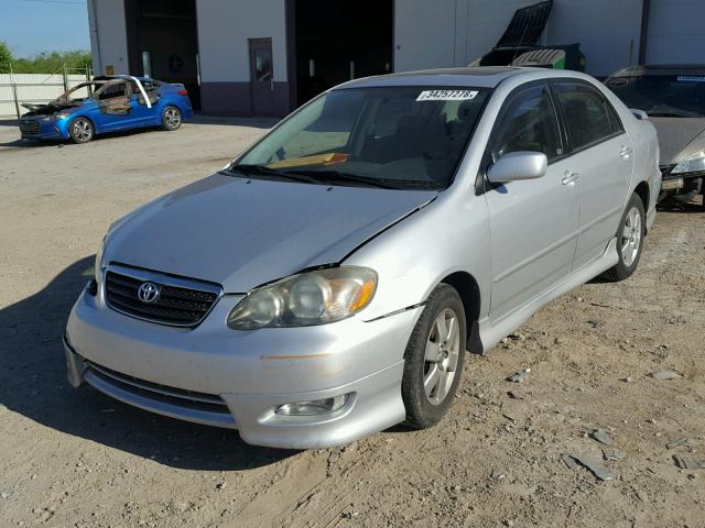 1NXBR32E25Z413039 - 2005 TOYOTA COROLLA S SILVER photo 2