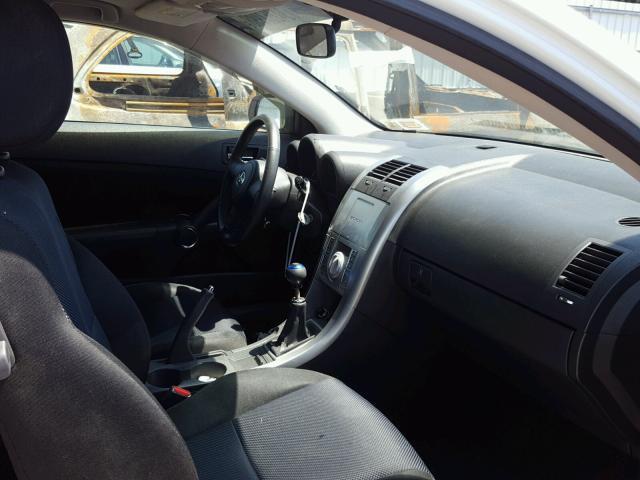 JTKDE177050039621 - 2005 TOYOTA SCION TC 白色 照片 5