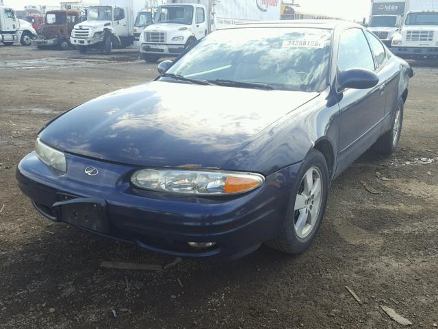 1G3NF12E01C141184 - 2001 OLDSMOBILE ALERO GLS 蓝色 照片 2