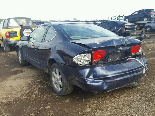 1G3NF12E01C141184 - 2001 OLDSMOBILE ALERO GLS 蓝色 照片 3