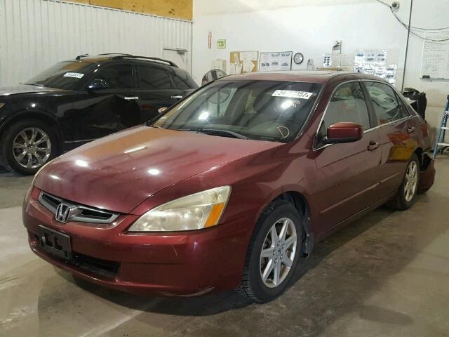 1HGCM665X4A067567 - 2004 HONDA ACCORD EX MAROON photo 2