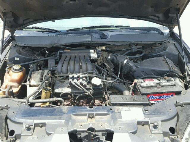 1FAFP53U11A284371 - 2001 FORD TAURUS SE BLUE photo 7