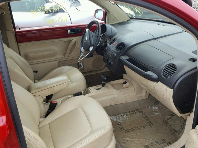3VWRR31C46M406129 - 2006 VOLKSWAGEN NEW BEETLE წითელი ფოტო 5