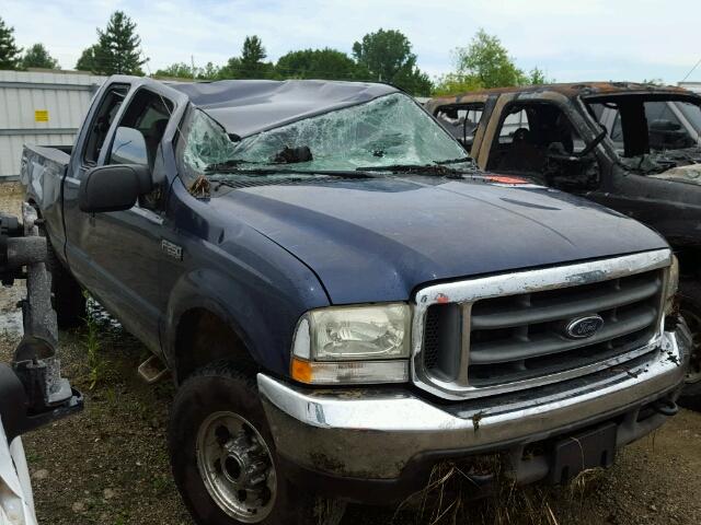 1FTNX21L54EE04278 - 2004 FORD F250 SUPER BLUE photo 1